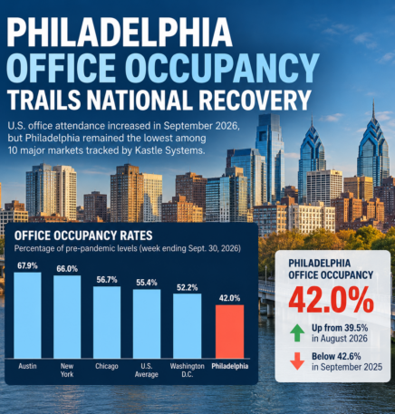 Philadelphia Office Occupancy Trails National Recovery